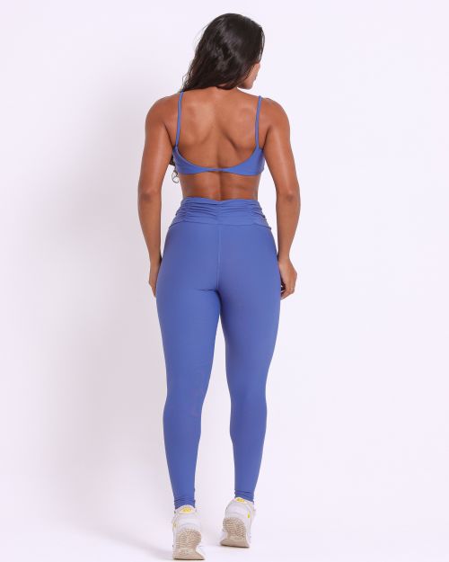 Conjunto Cal�a B�sica C�s Franzido Light + Top Ju