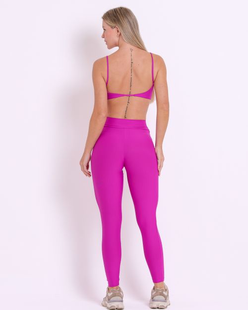 Conjunto Cal�a B�sica C�s Franzido Light + Top Ju