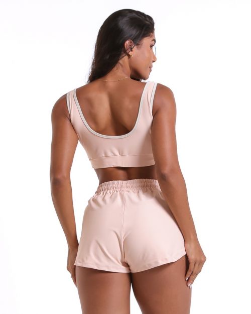 Conjunto Short Boxer Basic Light + Top Scandal