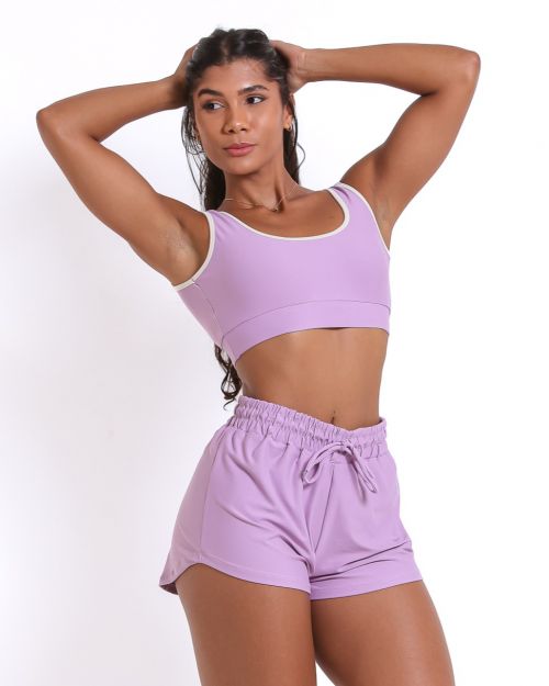 Conjunto Short Boxer Basic Light + Top Scandal