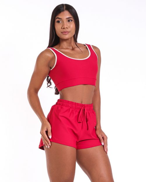 Conjunto Short Boxer Basic Light + Top Scandal