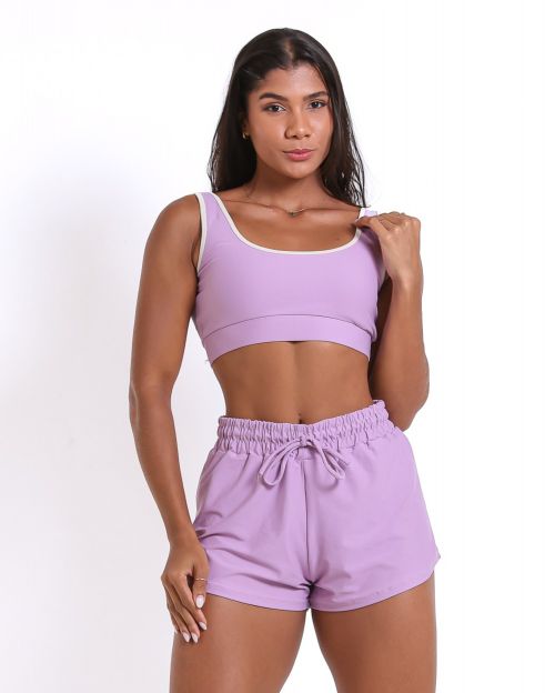 Conjunto Short Boxer Basic Light + Top Scandal