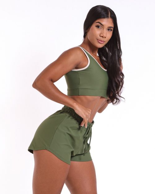 Conjunto Short Boxer Basic Light + Top Scandal