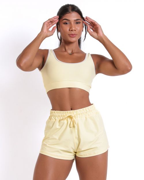 Conjunto Short Boxer Basic Light + Top Scandal