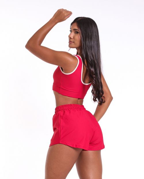 Conjunto Short Boxer Basic Light + Top Scandal