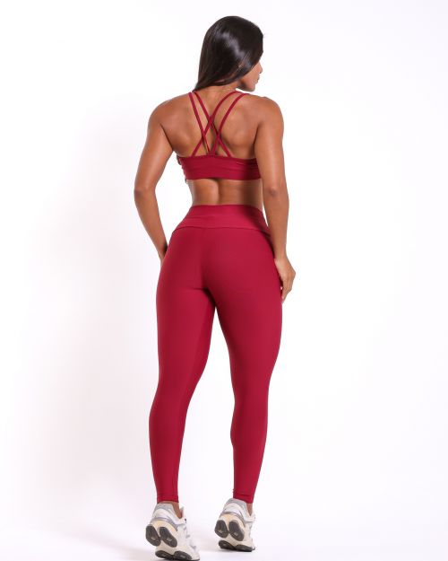 Conjunto Calça Legging Básica Light + Top Lu