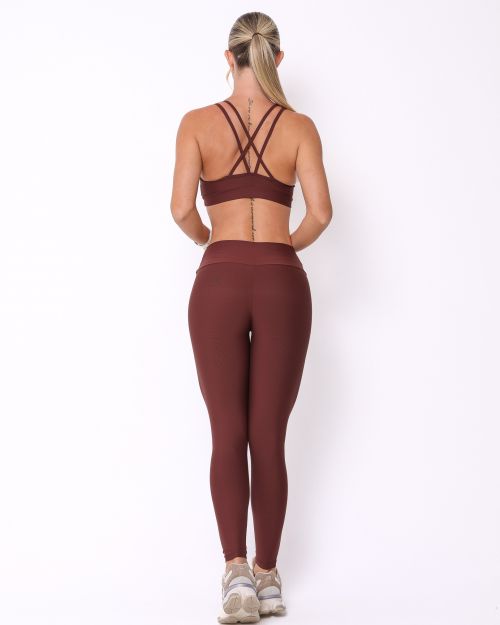 Conjunto Calça Legging Básica Light + Top Lu