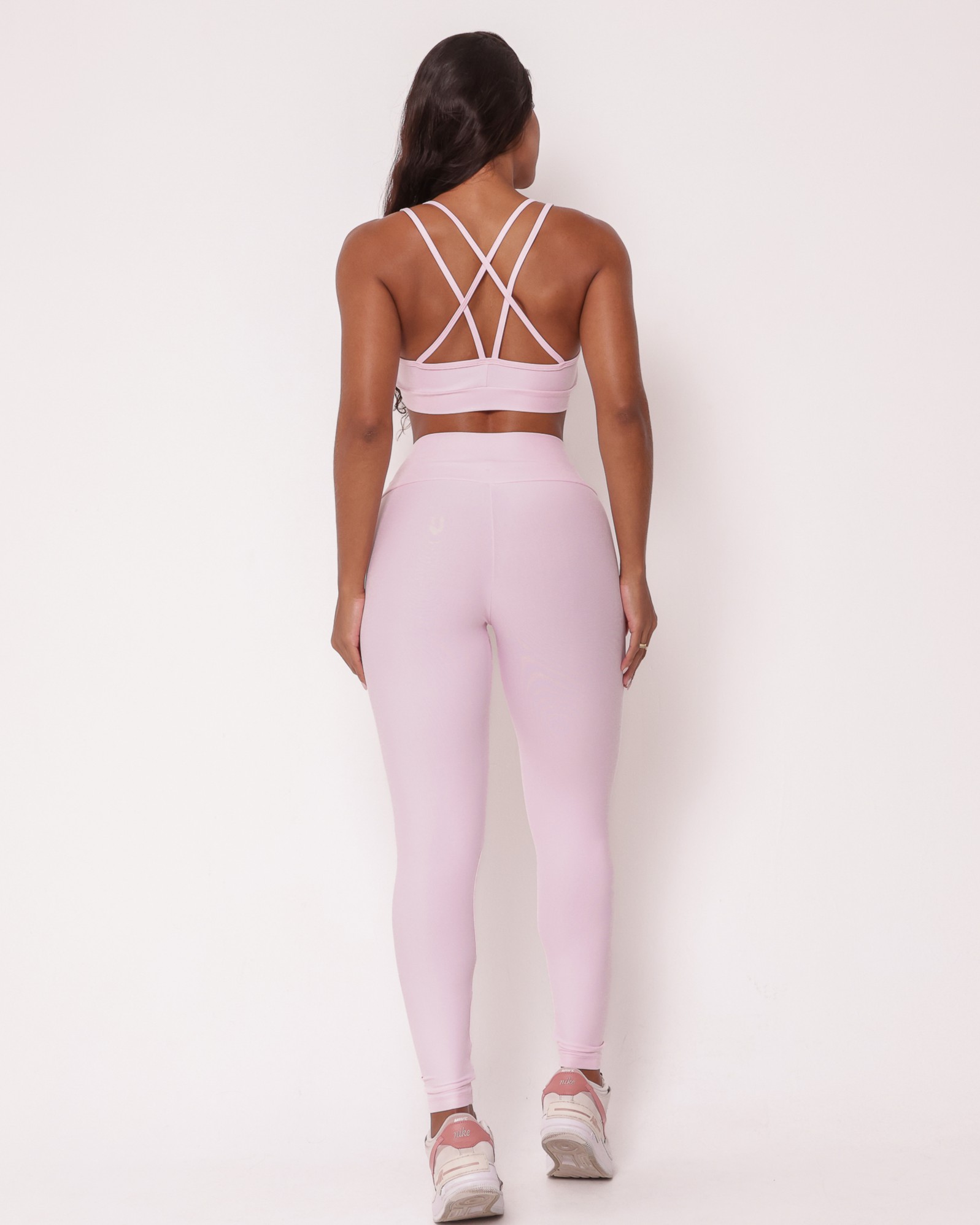 Conjunto Calça Legging Básica Light + Top Lu