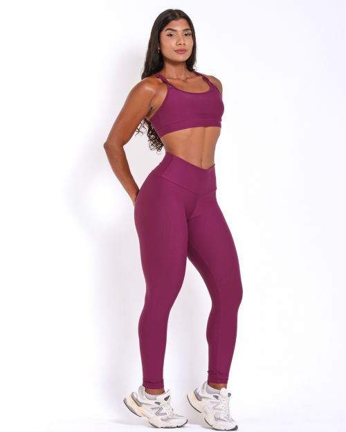 Conjunto Calça Legging Básica Light + Top Lu