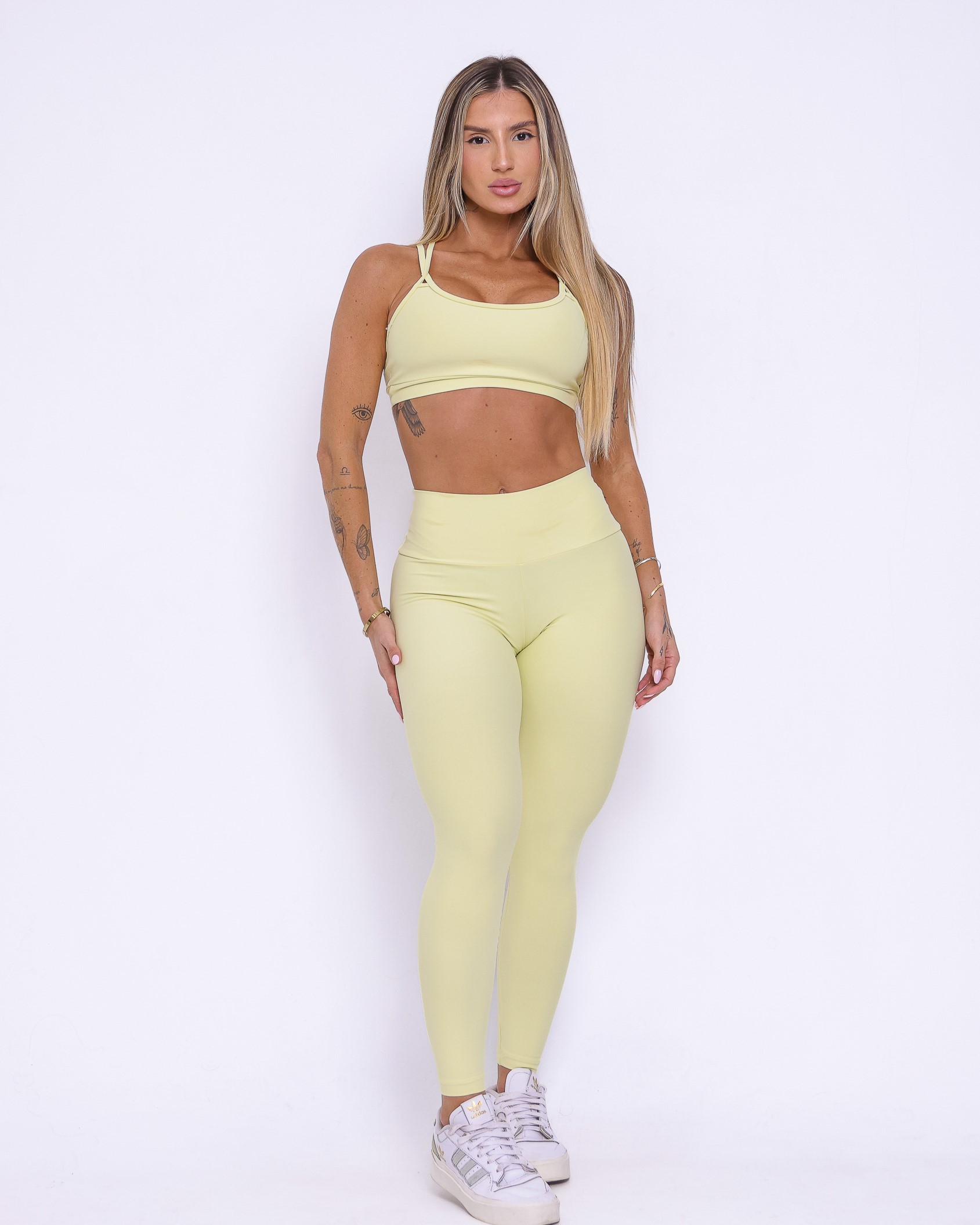 Conjunto Calça Legging Básica Light + Top Lu