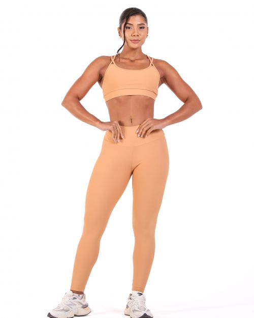 Conjunto Calça Legging Básica Light + Top Lu