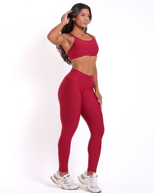 Conjunto Calça Legging Básica Light + Top Lu