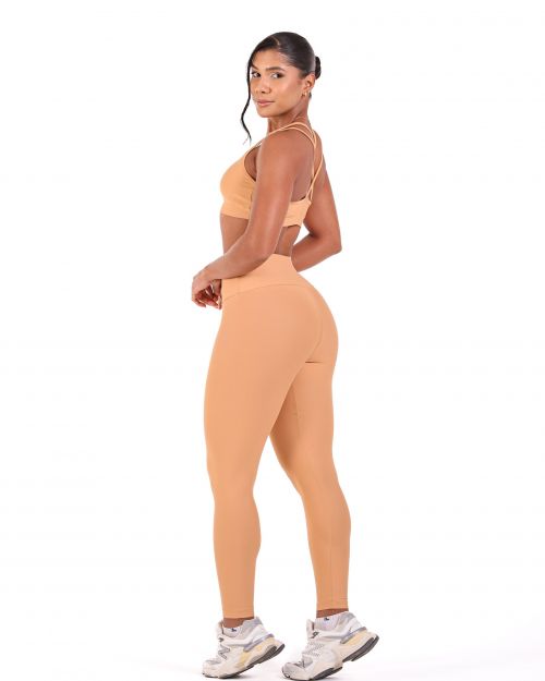 Conjunto Calça Legging Básica Light + Top Lu