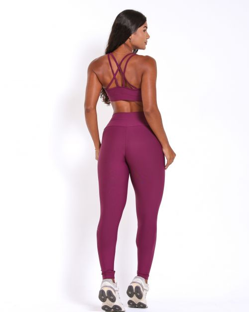 Conjunto Calça Legging Básica Light + Top Lu