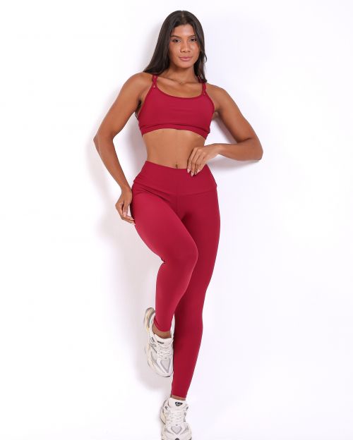 Conjunto Calça Legging Básica Light + Top Lu