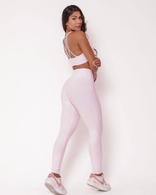 Conjunto Calça Legging Básica Light + Top Lu