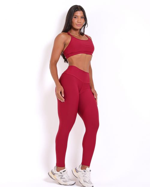 Conjunto Calça Legging Básica Light + Top Lu