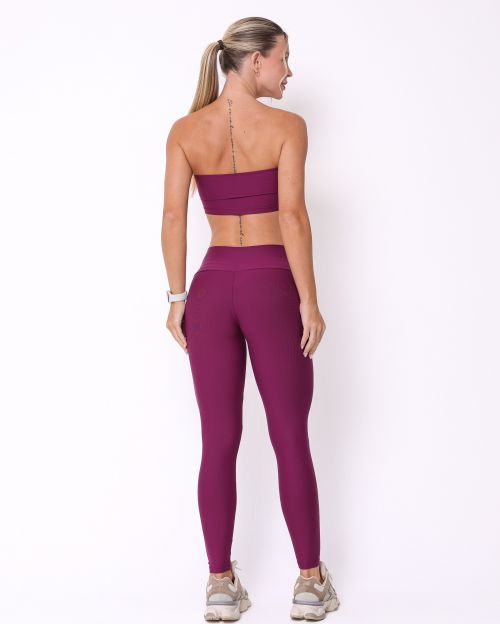 Conjunto Calça Legging Básica Light + Top Faixa