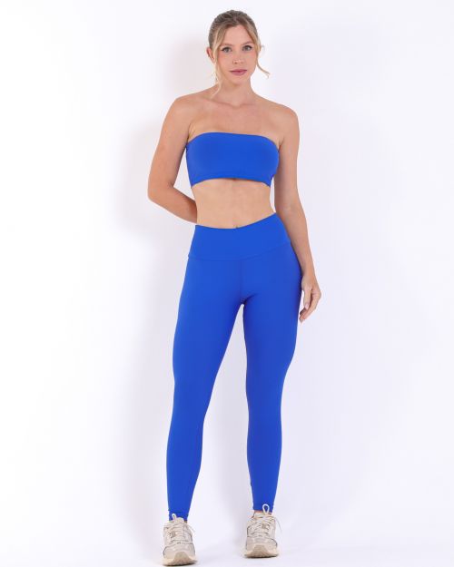 Conjunto Calça Legging Básica Light + Top Faixa