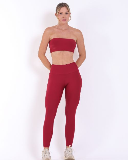 Conjunto Calça Legging Básica Light + Top Faixa