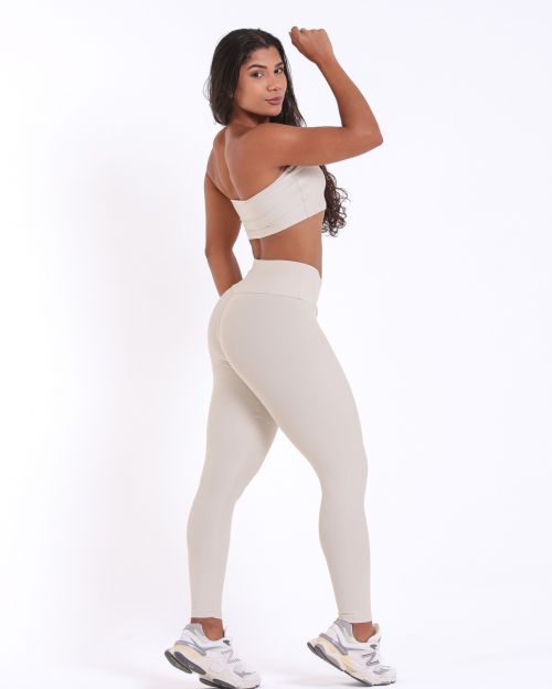 Conjunto Calça Legging Básica Light + Top Faixa