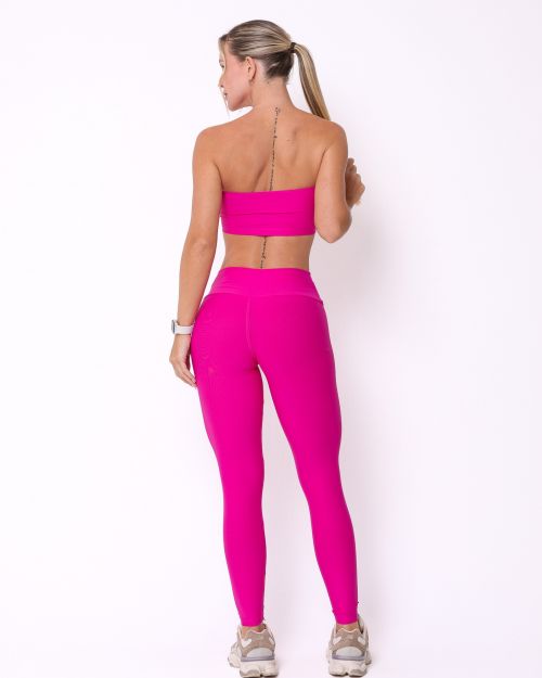 Conjunto Calça Legging Básica Light + Top Faixa
