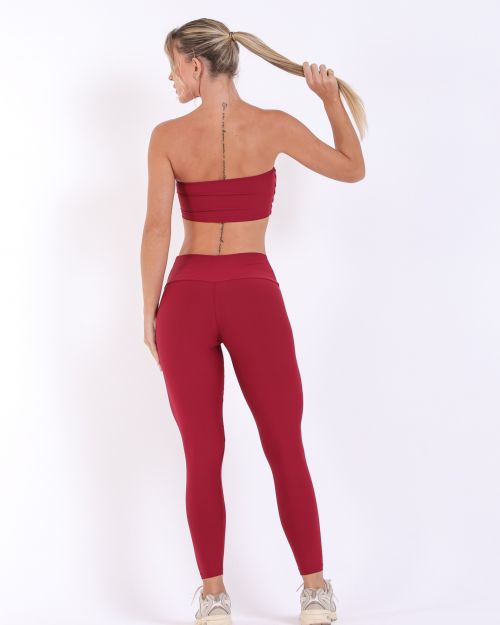 Conjunto Calça Legging Básica Light + Top Faixa