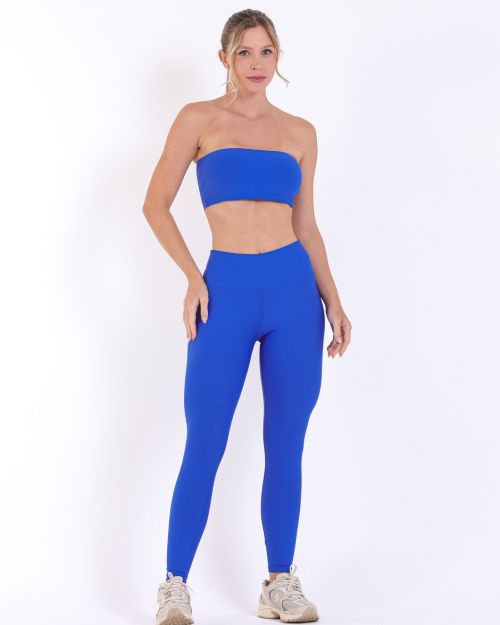 Conjunto Calça Legging Básica Light + Top Faixa