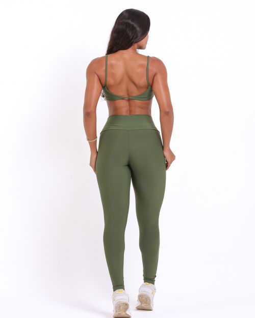 Conjunto Calça Legging Básica Light + Top Ju