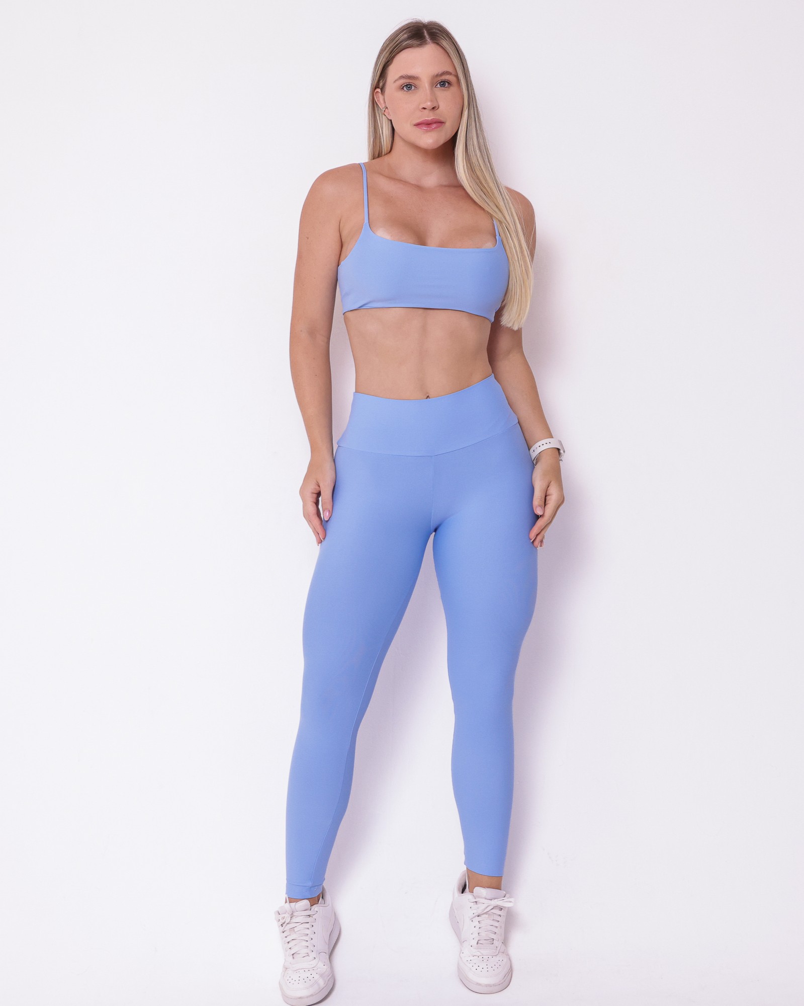 Conjunto Calça Legging Básica Light + Top Ju