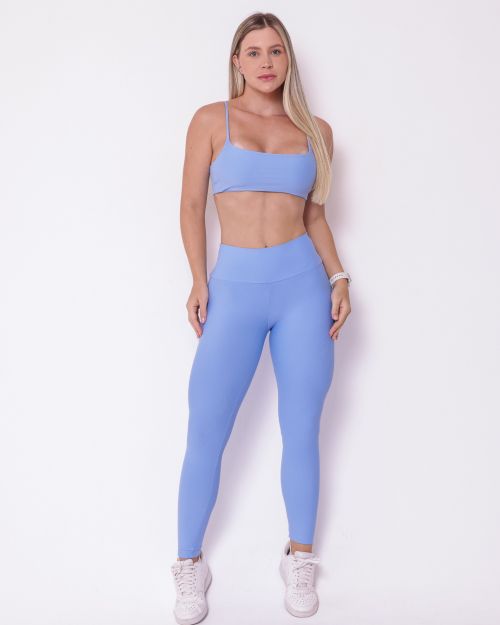Conjunto Calça Legging Básica Light + Top Ju