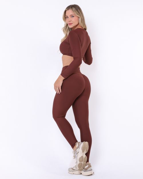 Conjunto Calça Legging Empina Light + Top Maria