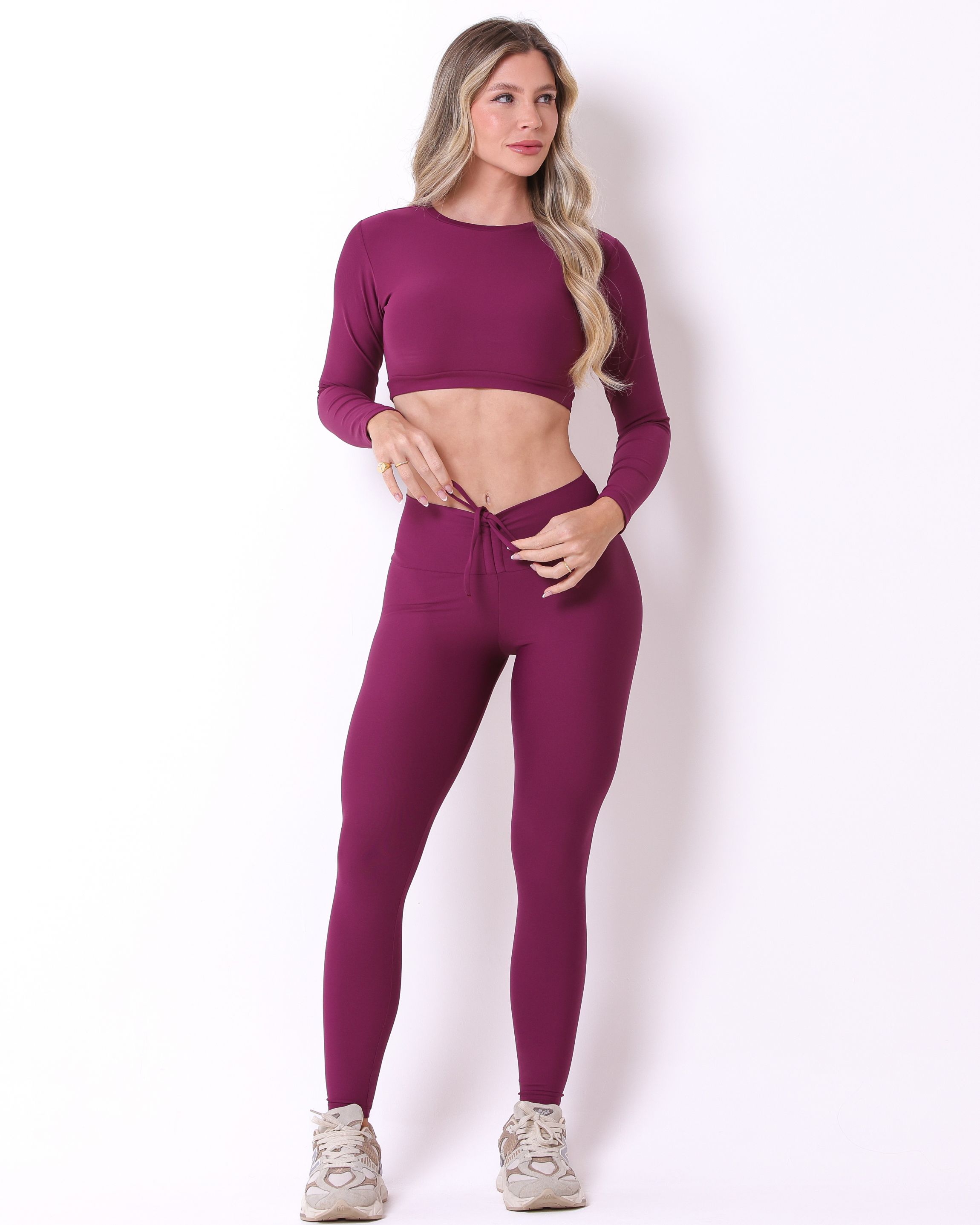Conjunto Calça Legging Empina Light + Top Maria