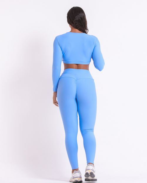 Conjunto Calça Legging Empina Light + Top Maria