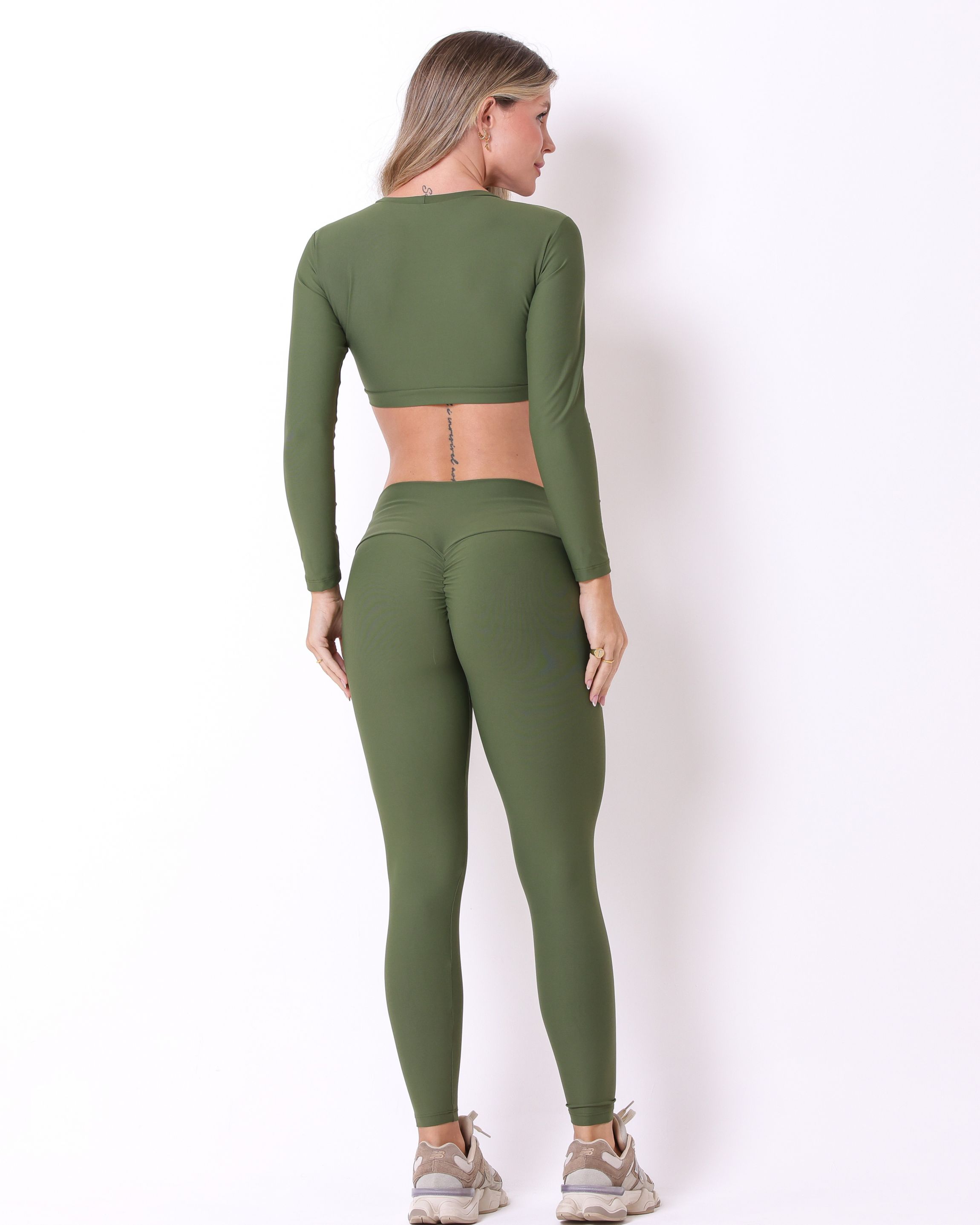 Conjunto Calça Legging Empina Light + Top Maria