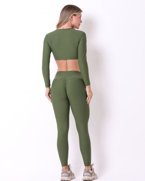 Conjunto Calça Legging Empina Light + Top Maria