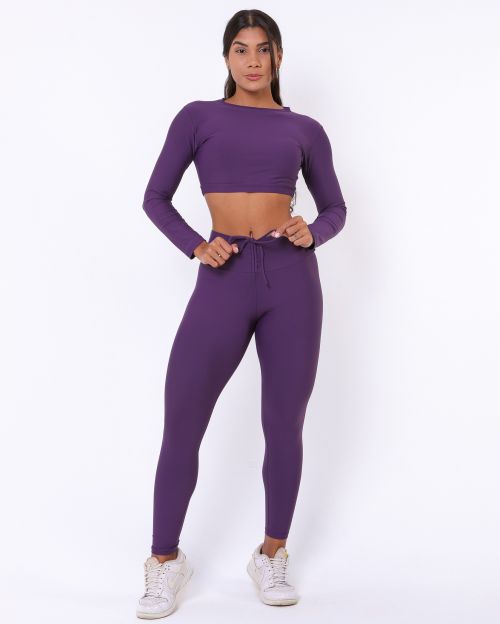 Conjunto Calça Legging Empina Light + Top Maria