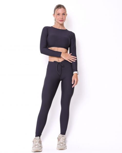 Conjunto Calça Legging Empina Light + Top Maria