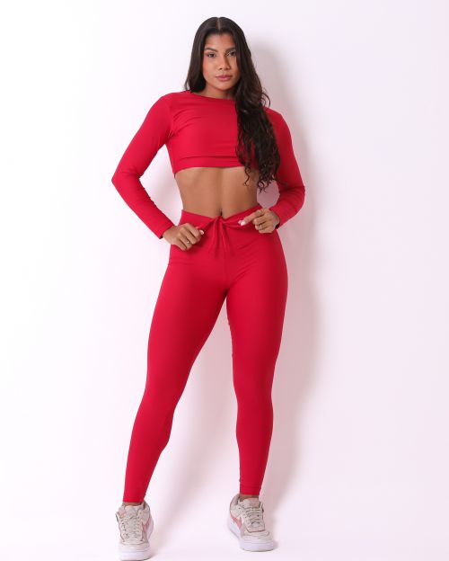 Conjunto Calça Legging Empina Light + Top Maria