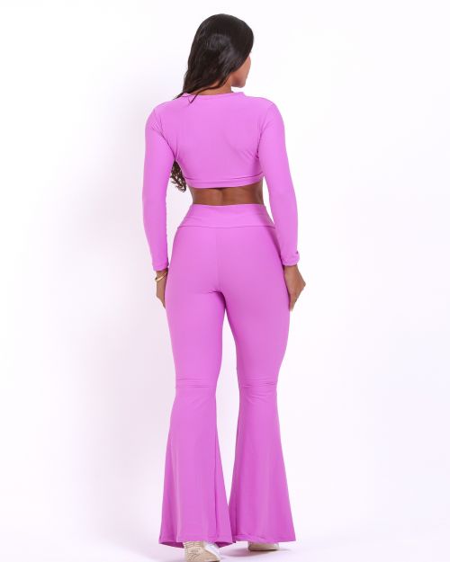 Conjunto Calça Flare Light + Top Maria