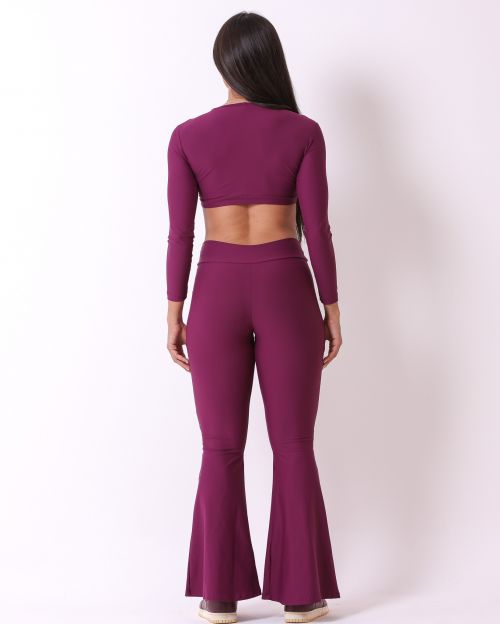 Conjunto Calça Flare Light + Top Maria