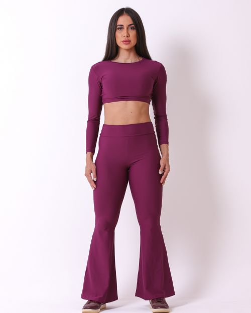 Conjunto Calça Flare Light + Top Maria