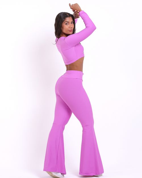 Conjunto Calça Flare Light + Top Maria