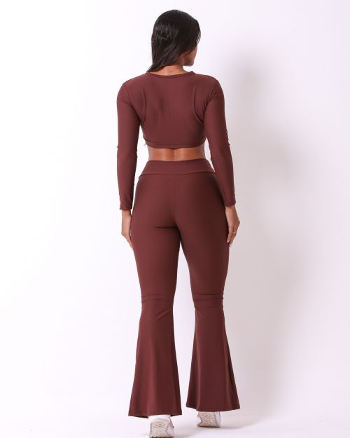 Conjunto Calça Flare Light + Top Maria