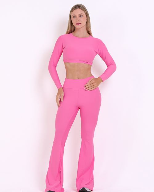 Conjunto Calça Flare Light + Top Maria