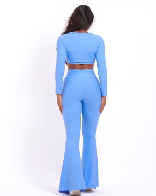 Conjunto Calça Flare Light + Top Maria