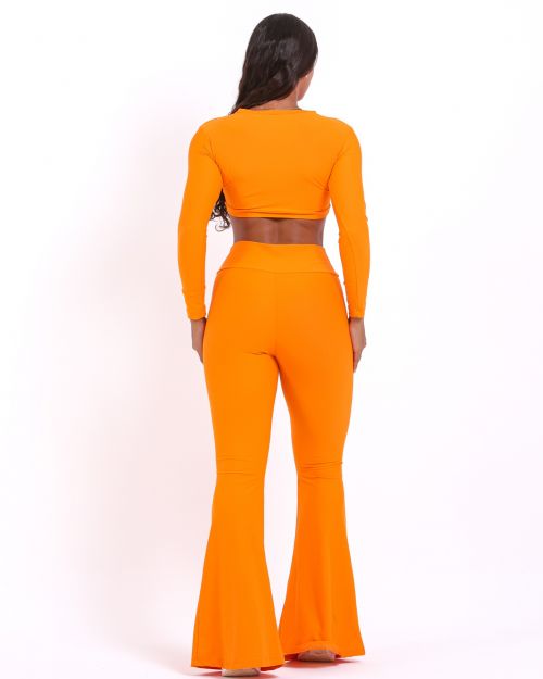 Conjunto Calça Flare Light + Top Maria