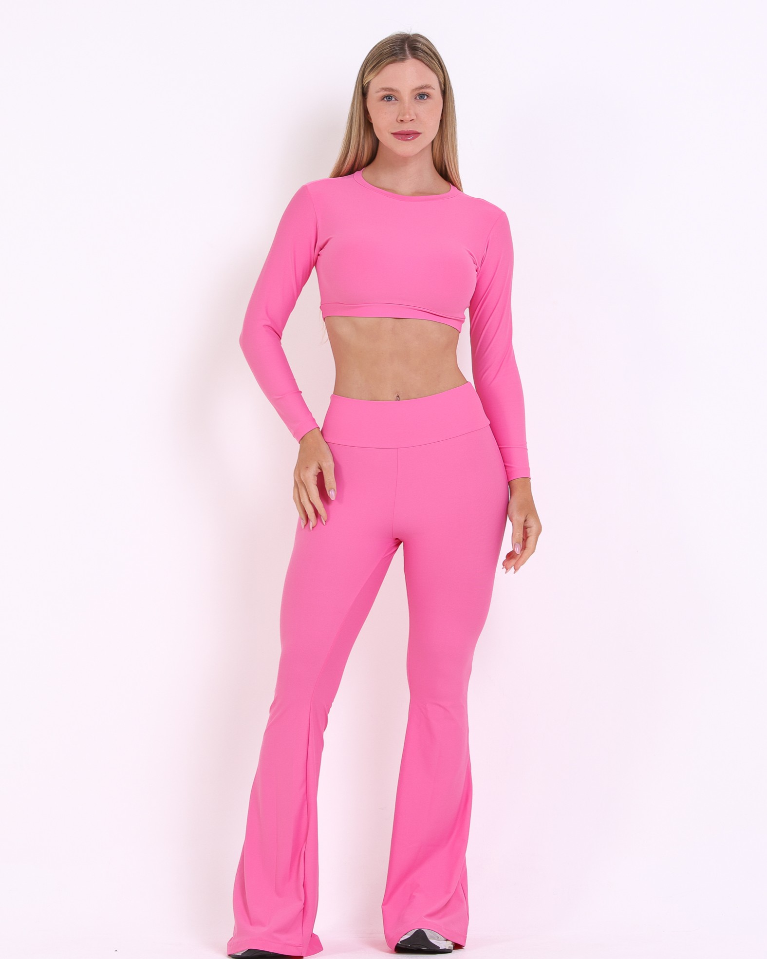 Conjunto Calça Flare Light + Top Maria