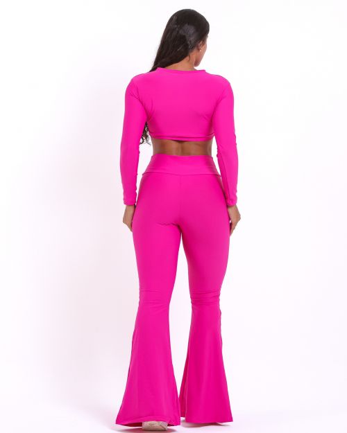 Conjunto Calça Flare Light + Top Maria