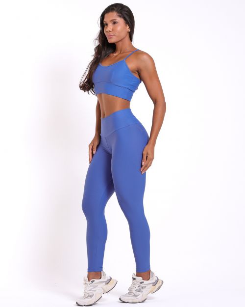 Conjunto Calça Legging Básica Light + Top Kelly